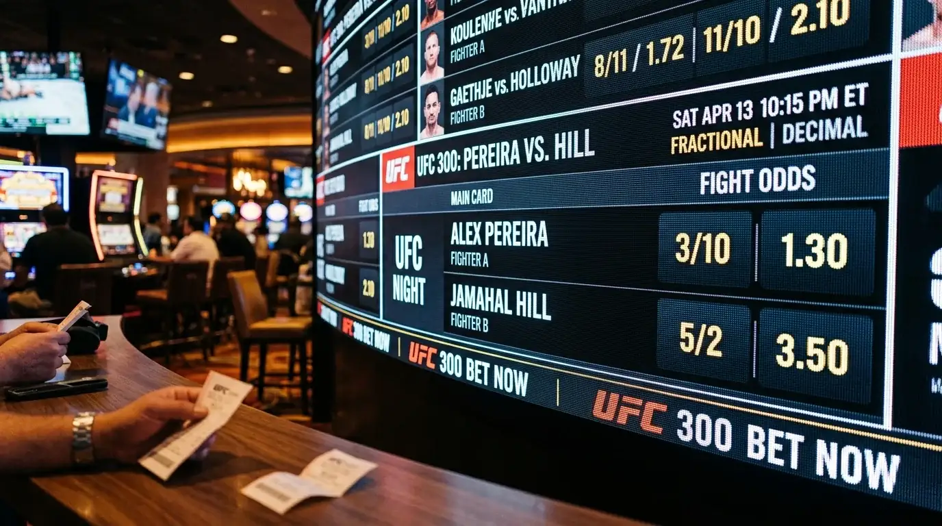 UFC Betting Odds Explained — Fractional, Decimal and American Formats